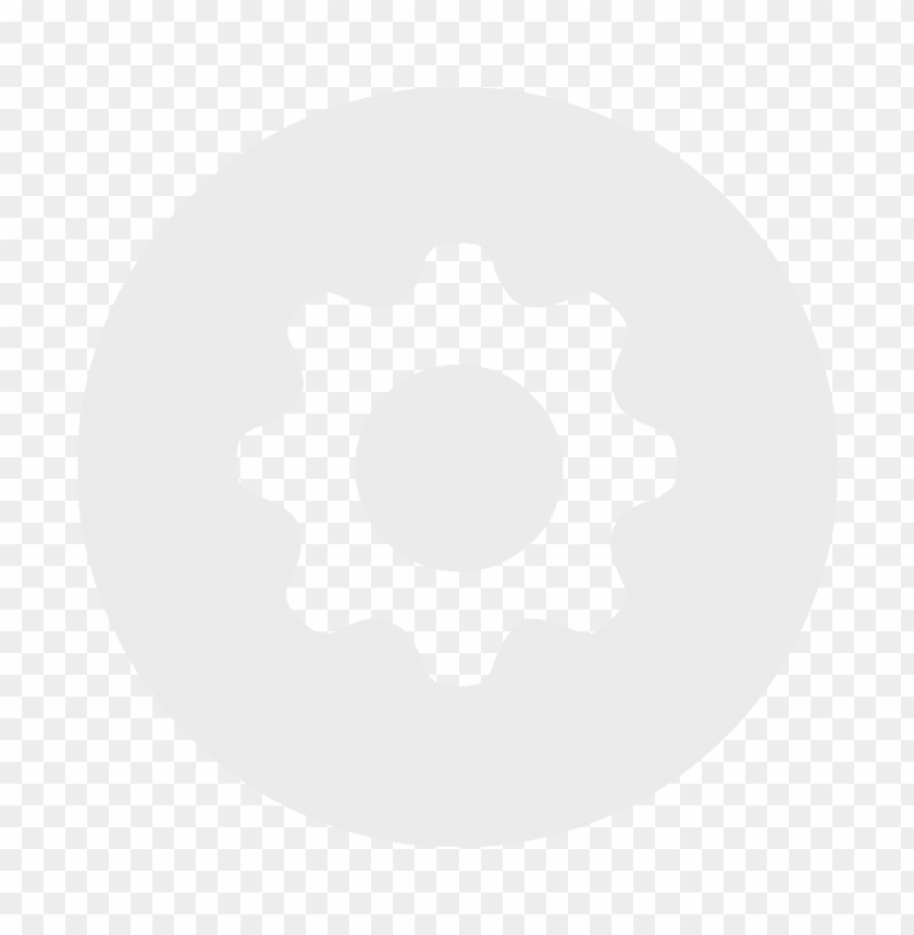 gray round cog gear icon PNG image with transparent background@toppng.com