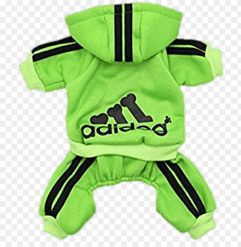 Green Adidog Dog Outfit Png Image With Transparent Background Toppng