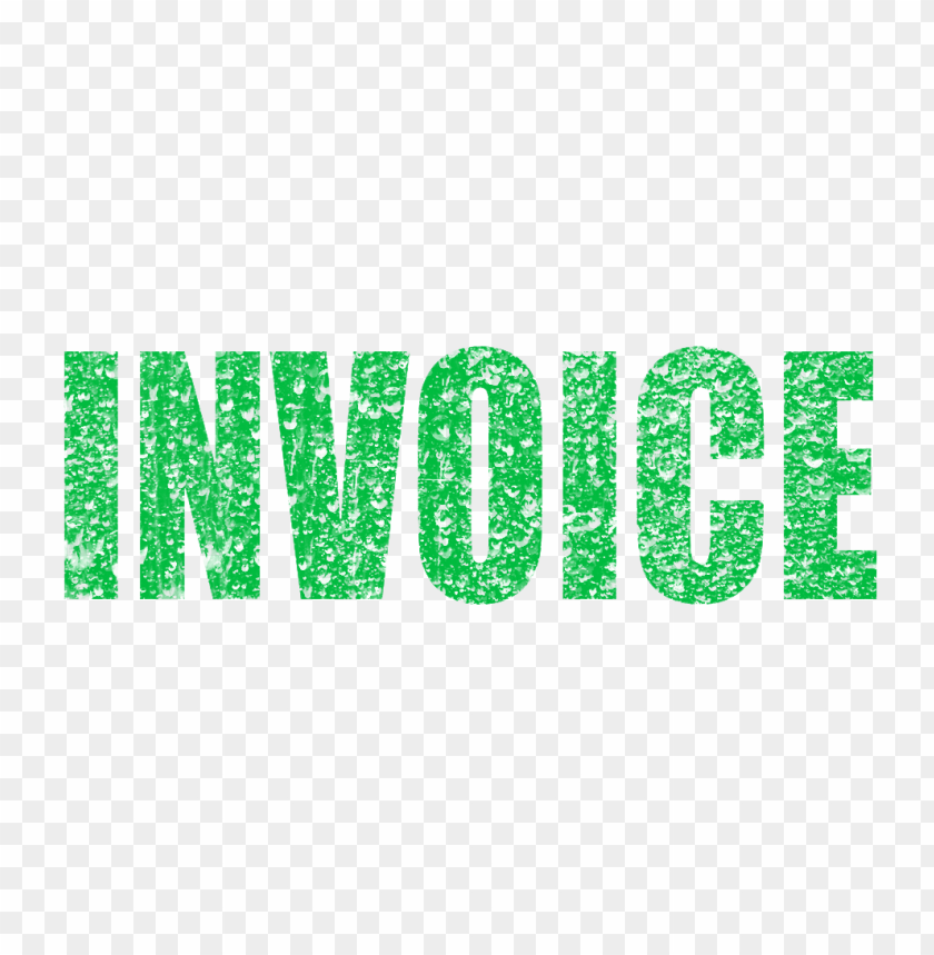 green business invoice word stamp effect PNG image with transparent background@toppng.com