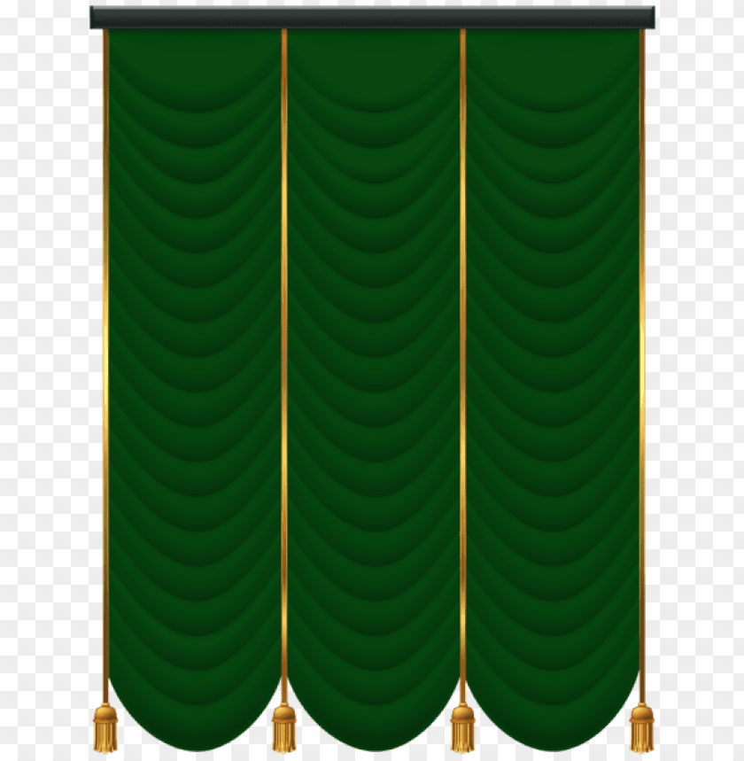green curtain transparent