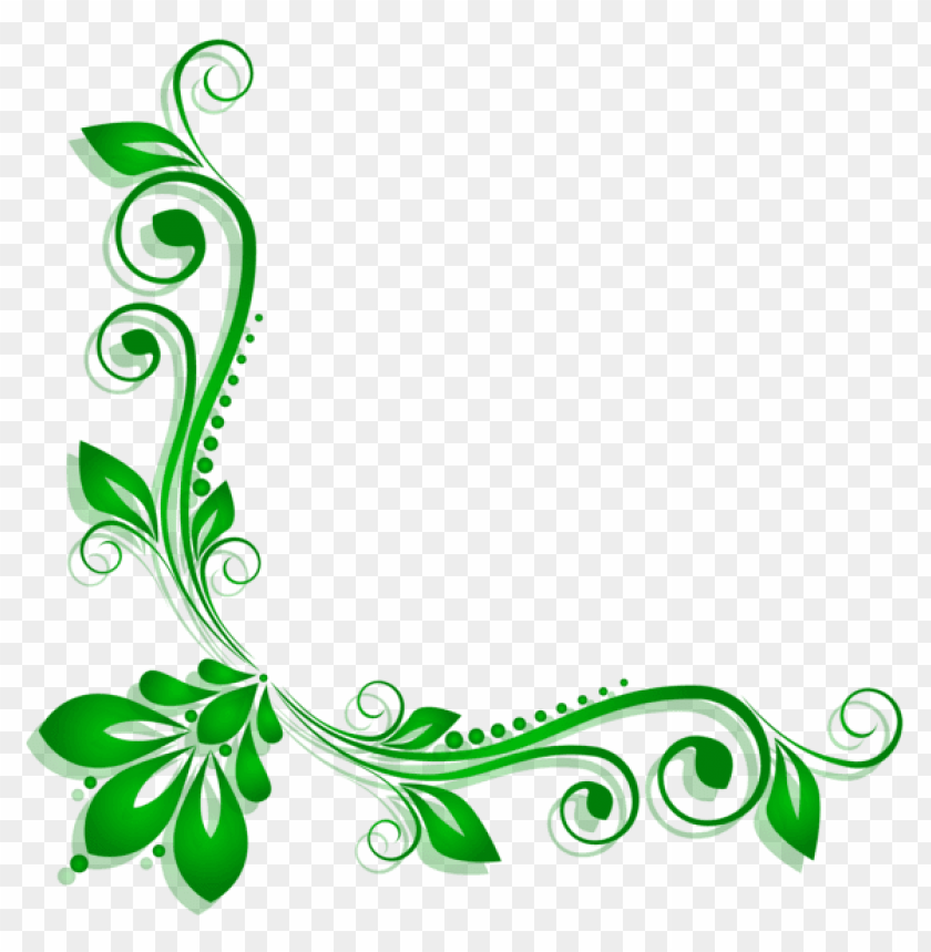 green floral deco