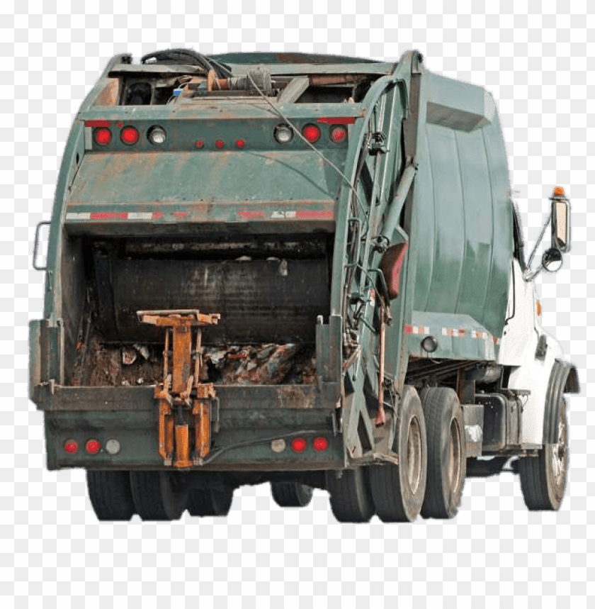 transport, garbage trucks, green garbage truck, 