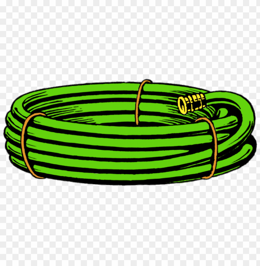 tools and parts, water hose, green garden hose, 