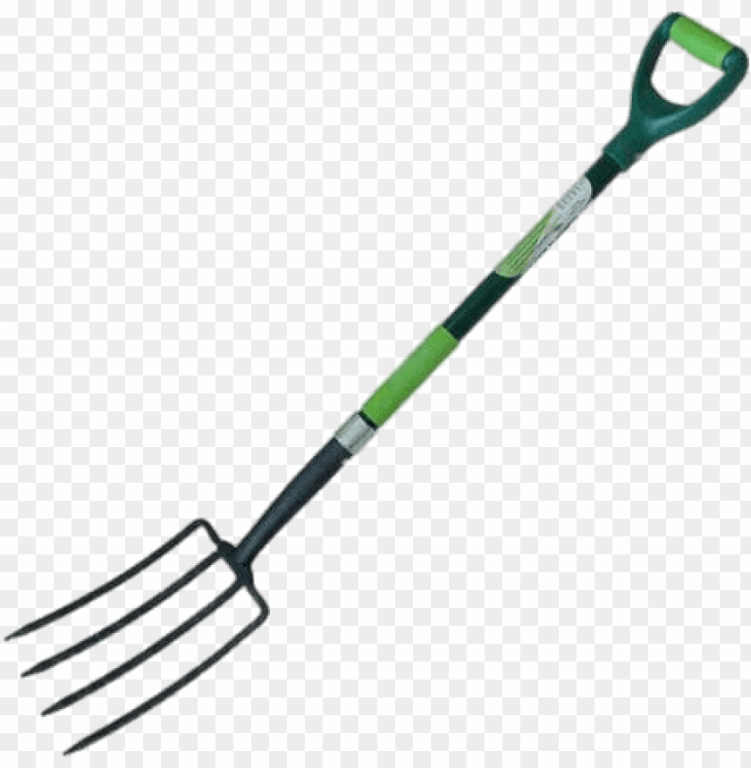 tools and parts, pitchforks, green garden pitchfork, 