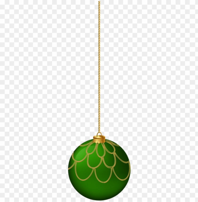 green hanging christmas ball png PNG Images@toppng.com