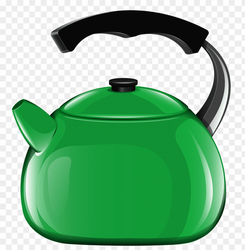 green, kettle