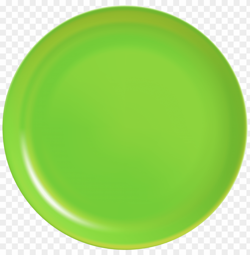 green, plate