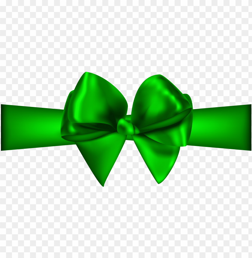 bow, green, ribbon