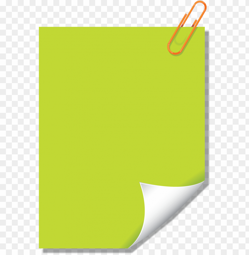 Transparent Background PNG of green sticky notes - Image ID 17421