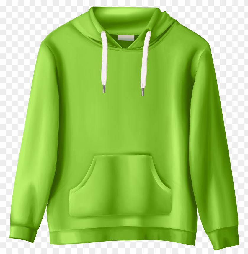 green, sweatshirt