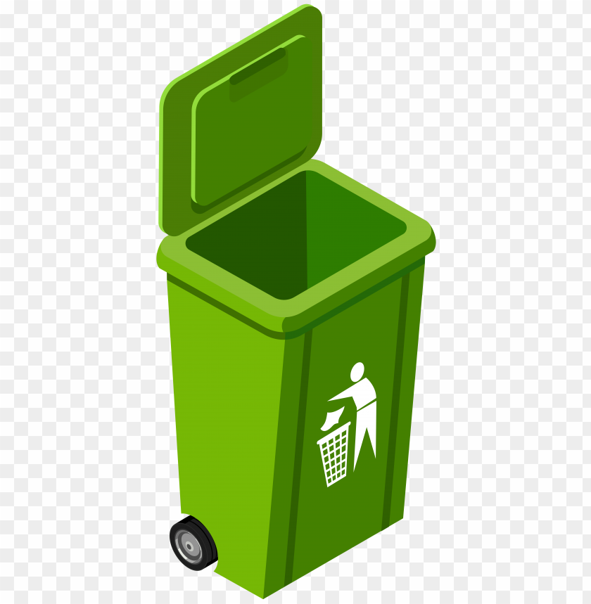can, green, trash