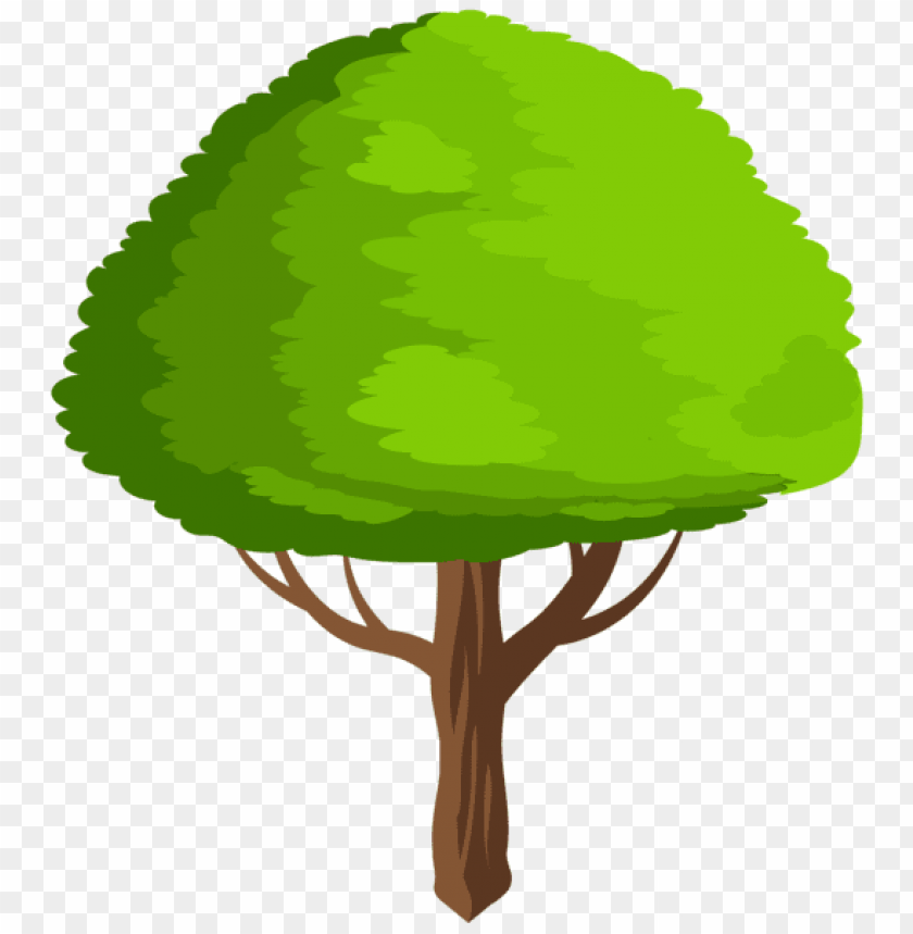 Download Green Tree Cartoon Png Images Background Toppng