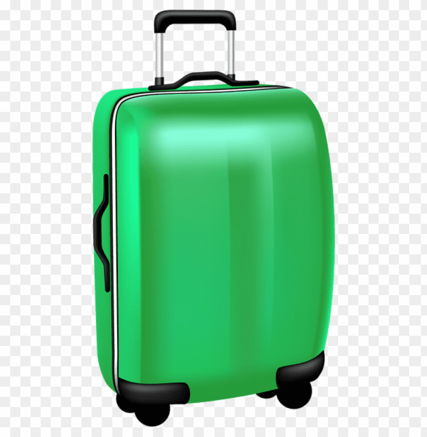 Download Green Trolley Travel Bag Clipart Png Photo  