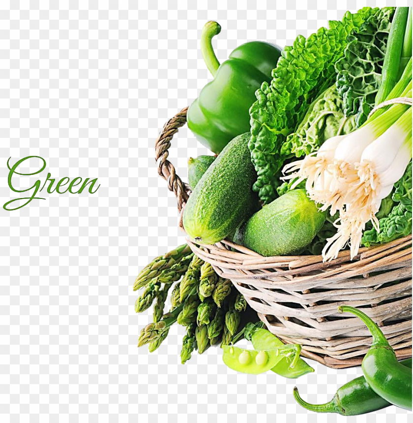 Green Vegetables Photography PNG Image With Transparent Background