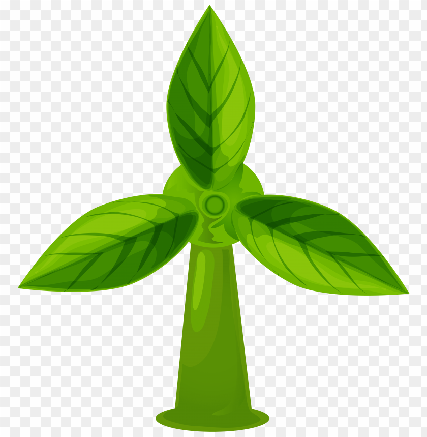green, turbine, wind