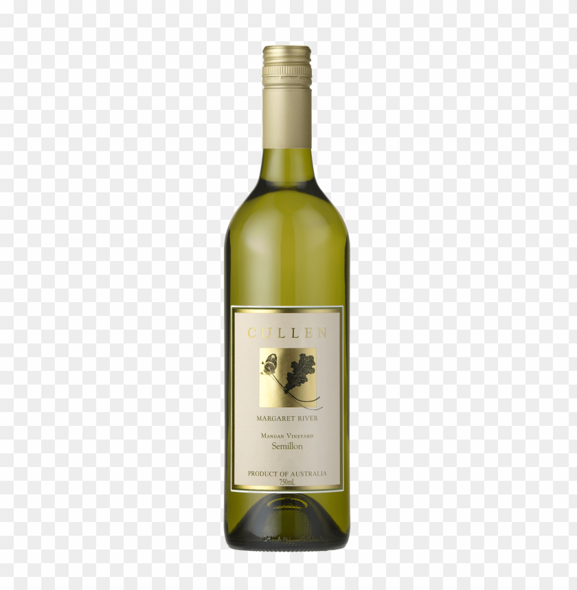 Transparent Background PNG of green wine bottle - Image ID 22240