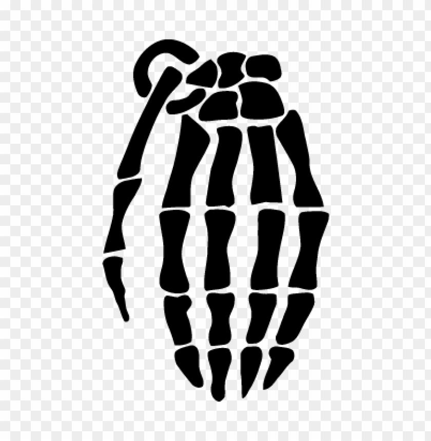  grenade gloves hand grenade logo vector - 465871