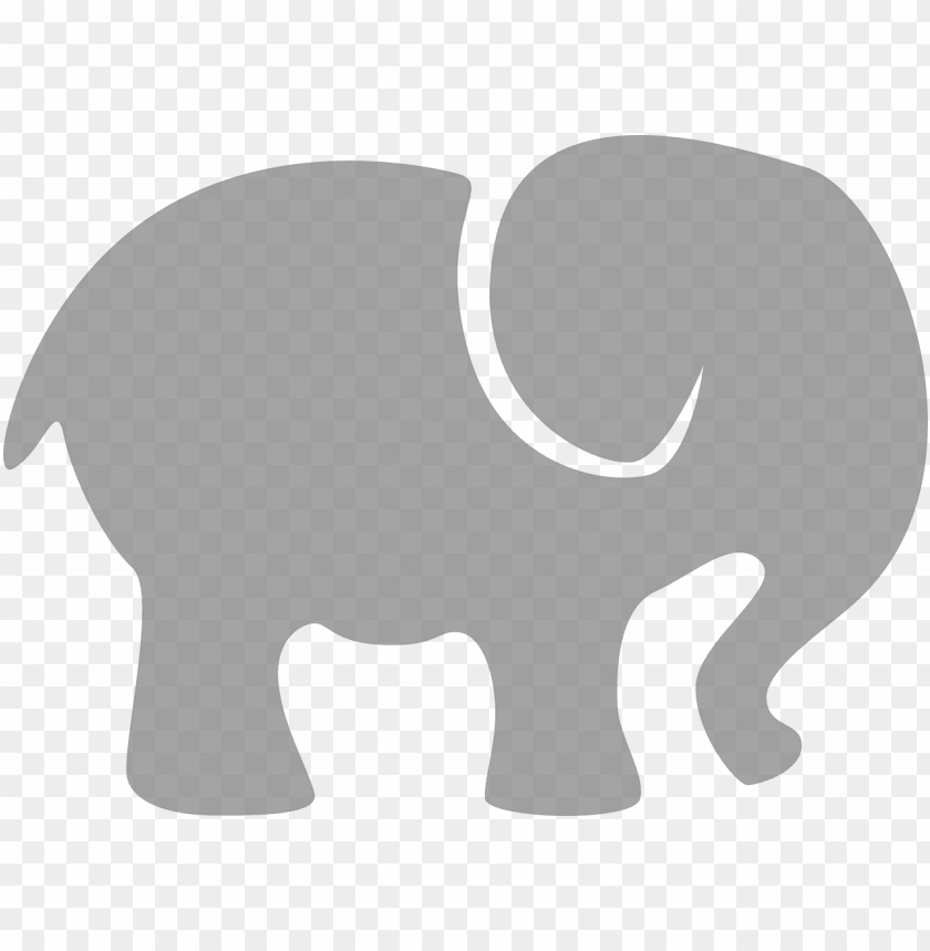 grey baby elephant PNG transparent with Clear Background ID 92642