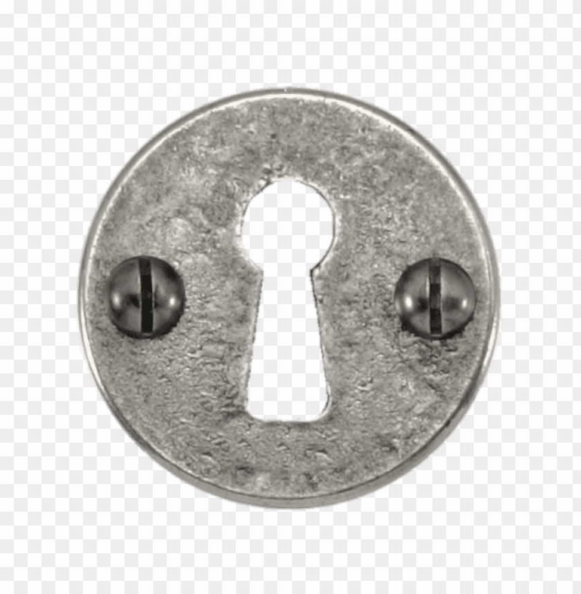 Grey Keyhole PNG Image With Transparent Background