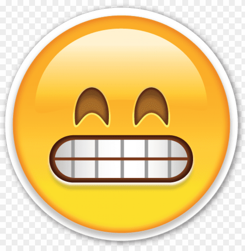 free PNG grimacing face emoji PNG image with transparent background PNG images transparent