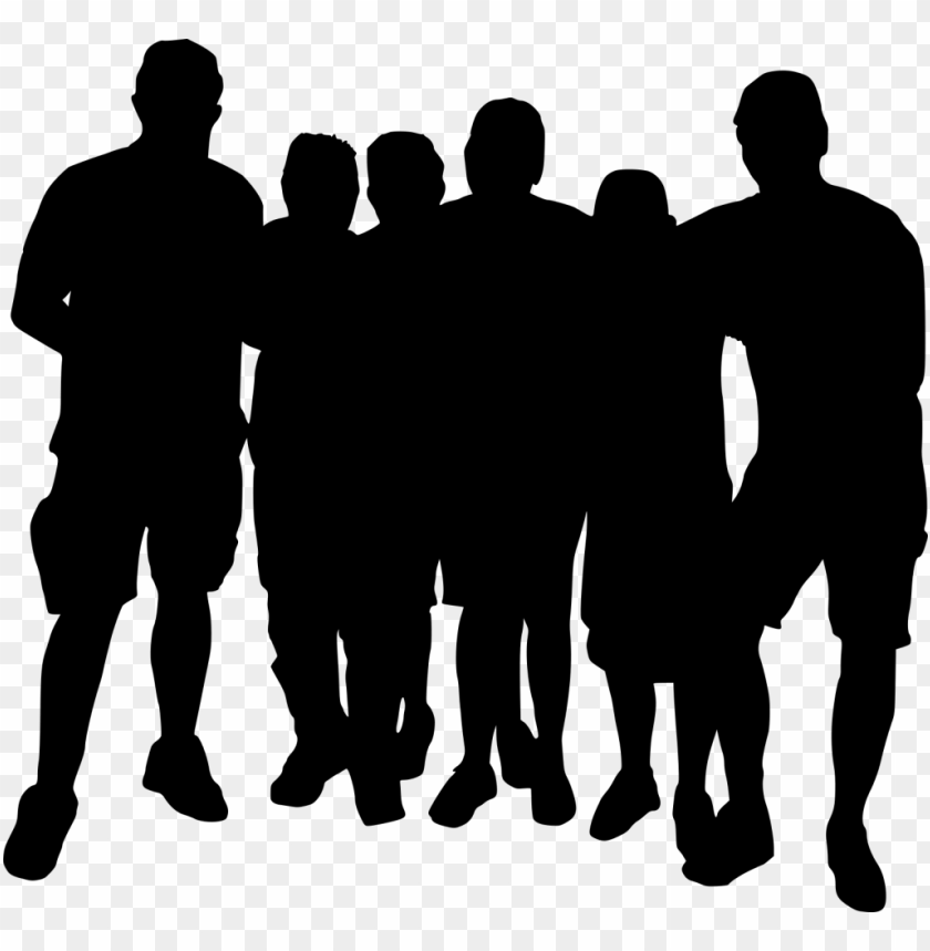 group photo posing silhouette png - Free PNG Images@toppng.com