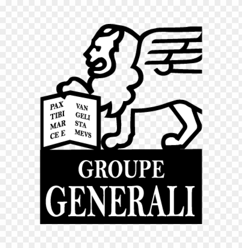  groupe generali black vector logo - 469595