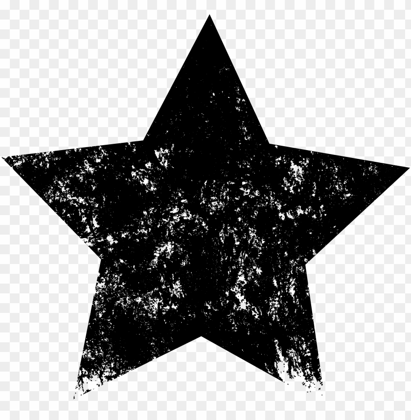 grunge star PNG transparent with Clear Background ID 118325