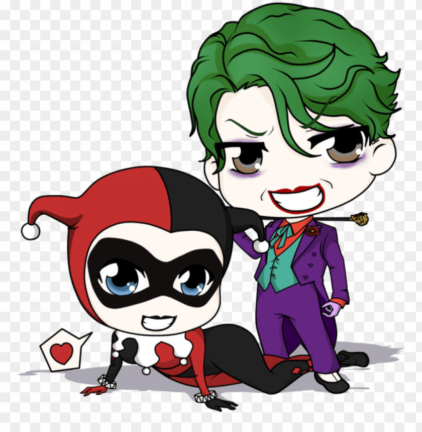 guason y harley quinn PNG transparent with Clear Background ID 85951