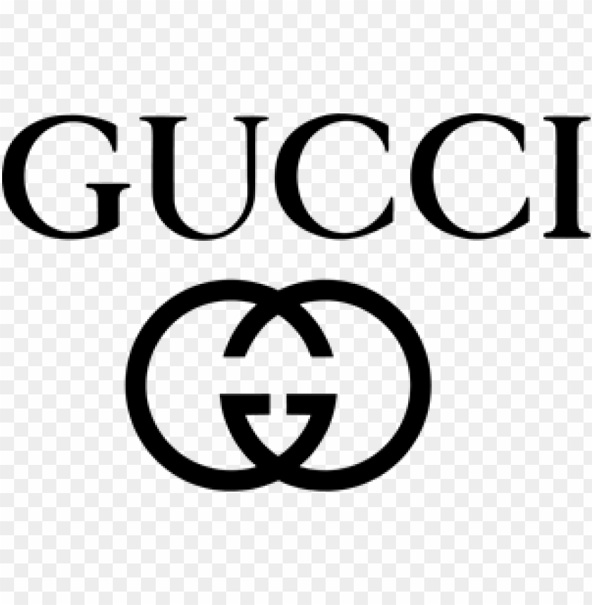 Gucci Black Iconic Circular Mark PNG Transparent Background