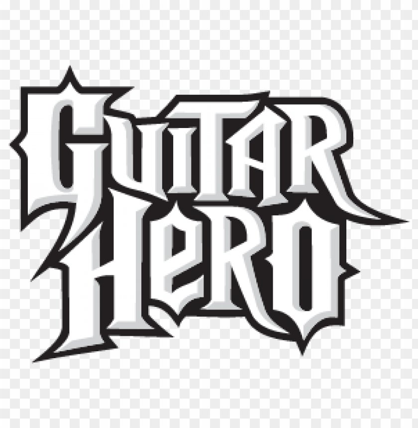  guitar hero logo vector free - 468357