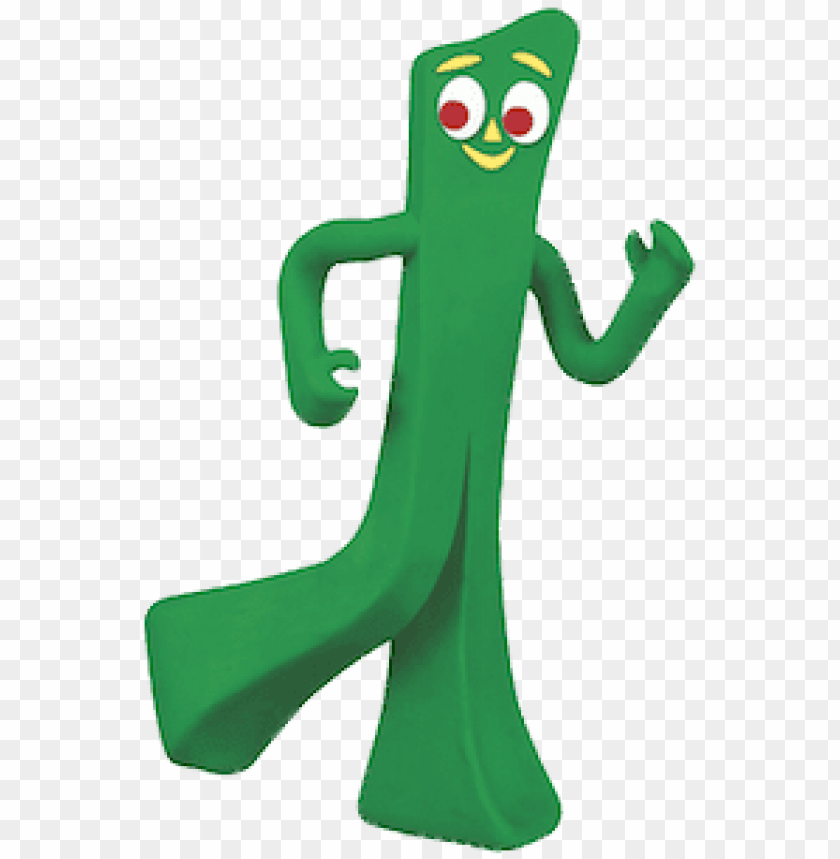 at the movies, cartoons, gumby, gumby running, 