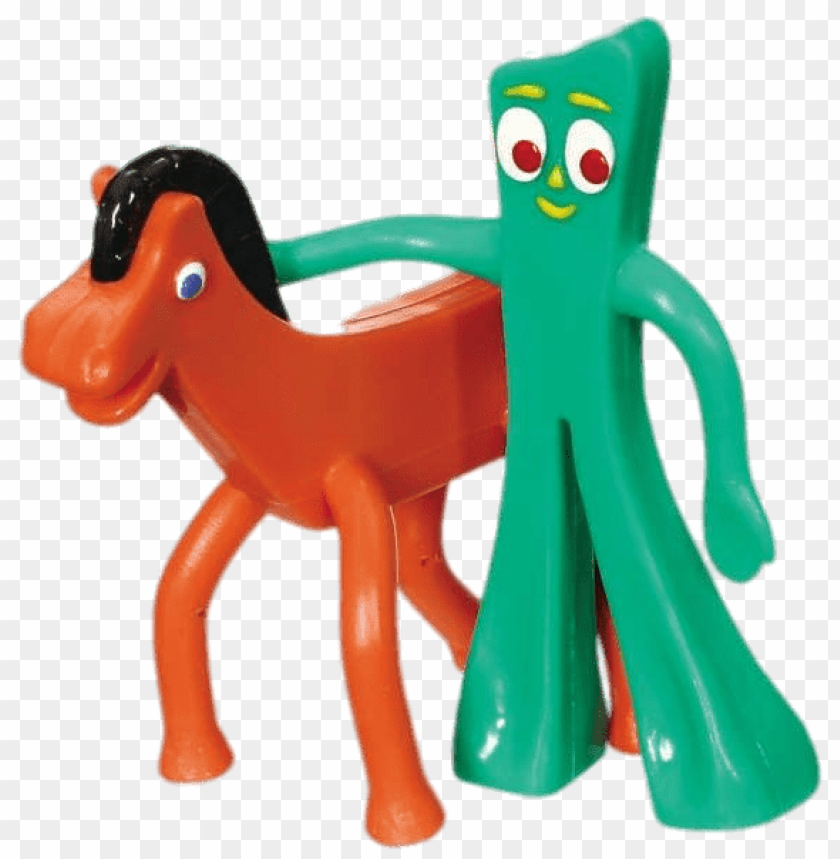 at the movies, cartoons, gumby, gumby standing aside pokey, 