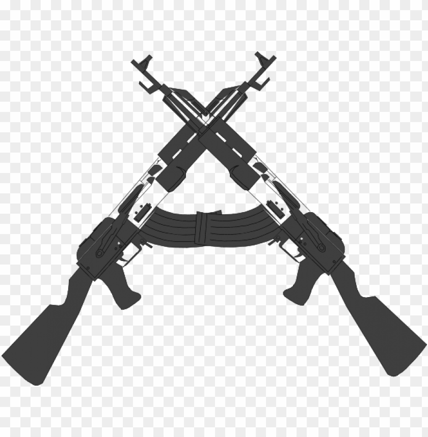 guns crossed PNG transparent with Clear Background ID 97276