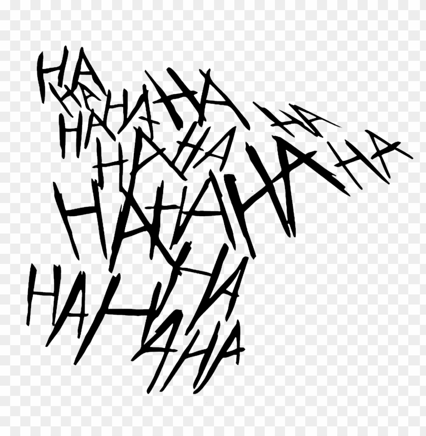 Haha Joker Laugh Black Text PNG Transparent With Clear Background ID 474929