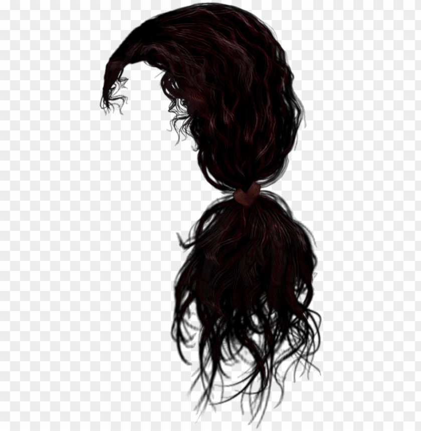 clipart lady black hair