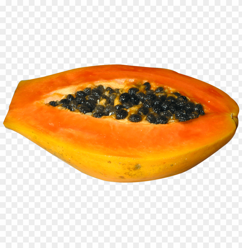 fruits, papaya, pawpaw, half papaya, half