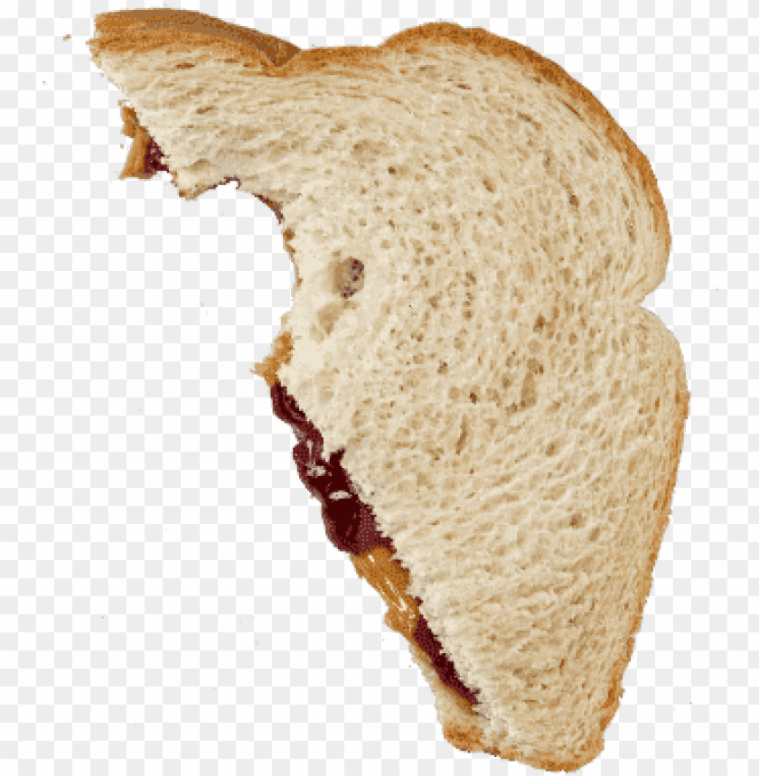 Half Of A Peanut Butter And Jelly Sandwich Half Eaten Peanut Butter And Jelly Sandwich Png Image With Transparent Background Toppng - peanut butter images clip art clipart peanut butter roblox