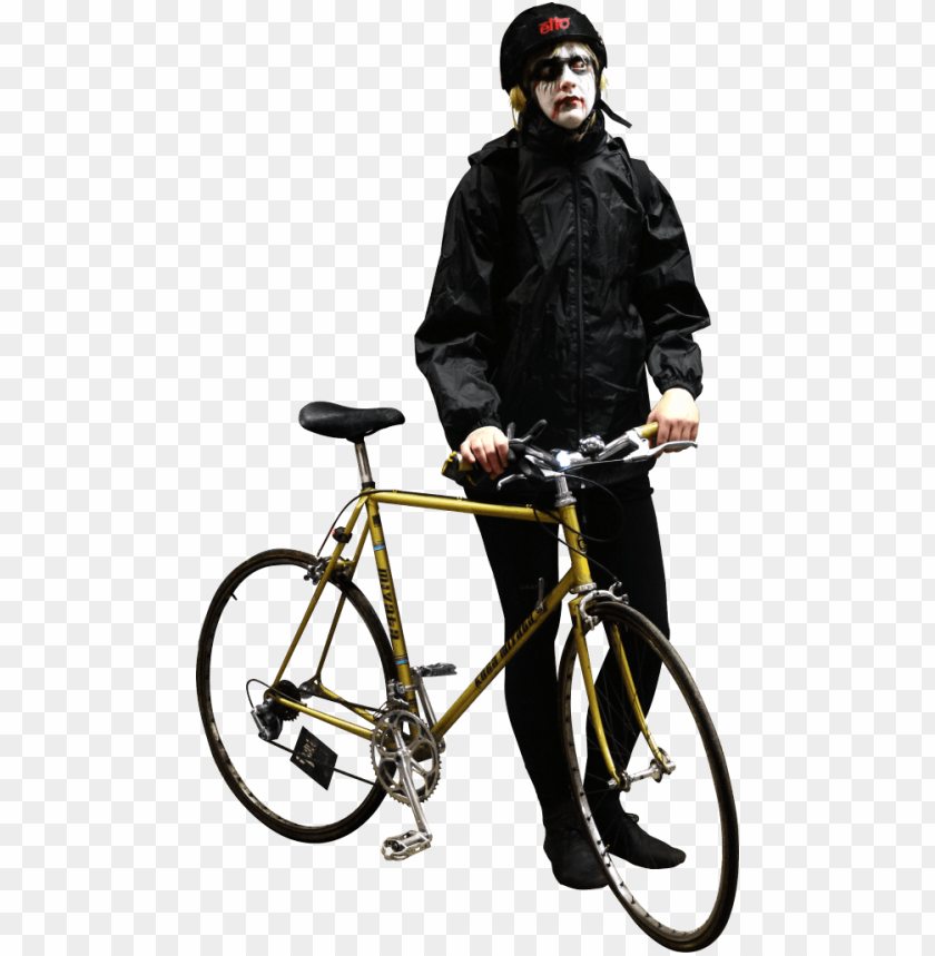 Transparent background PNG image of halloween bikerace - Image ID 26543