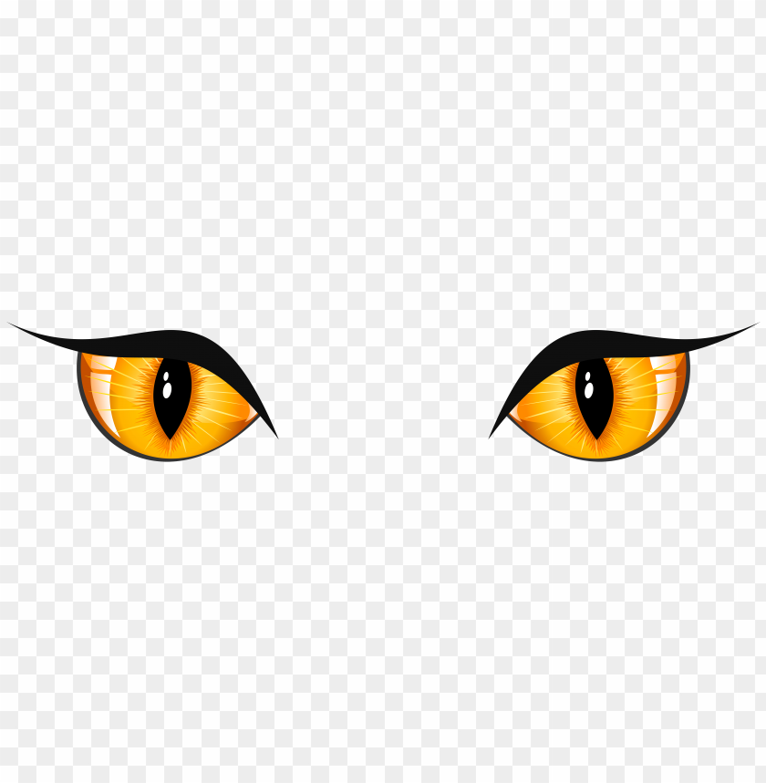 halloween cat eyes clipart png photo - 29256