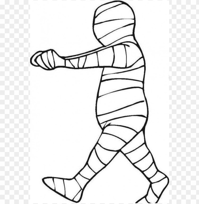 halloween mummy image 5 clipart png photo - 35851