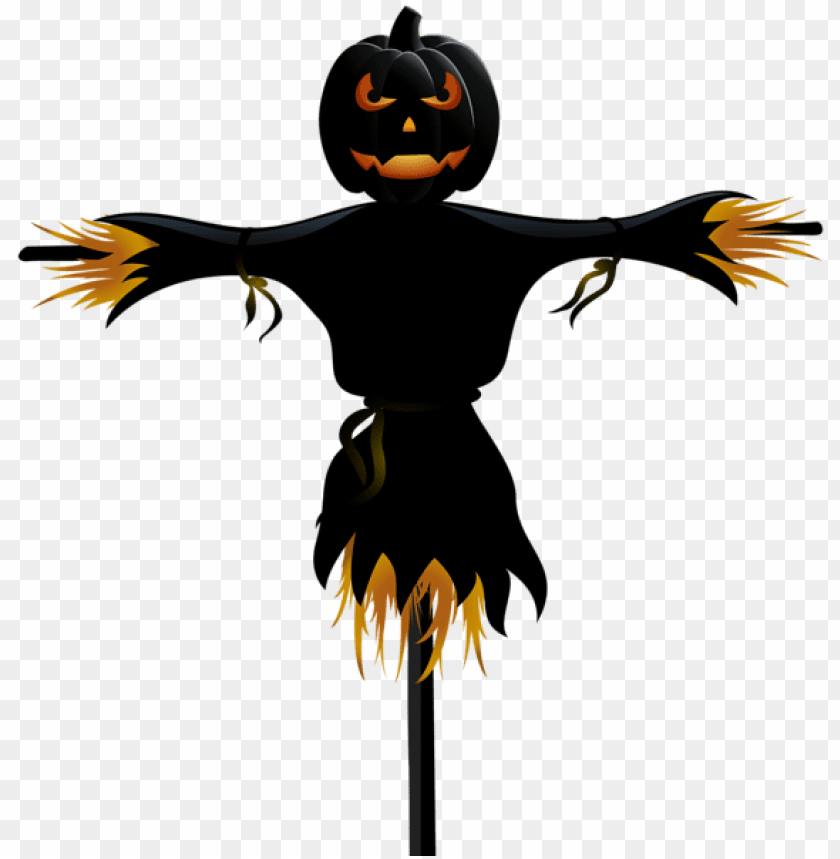 Download Halloween Pumpkin Scarecrow Png Images Background Toppng - really scary halloween pumpkin face vector roblox