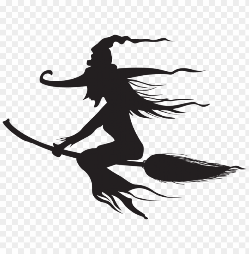 halloween witch silhouette png png images background -  image ID is 56488