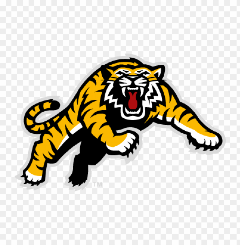  hamilton tiger cats team vector logo free - 465719