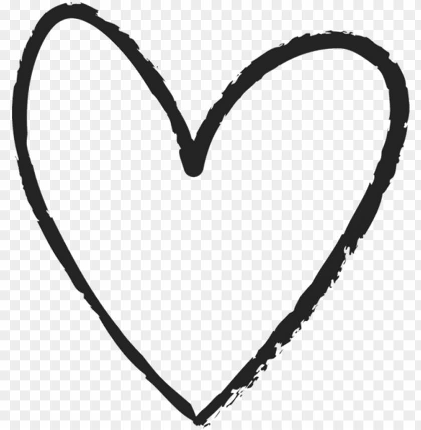 hand drawn heart PNG transparent with Clear Background ID 70943