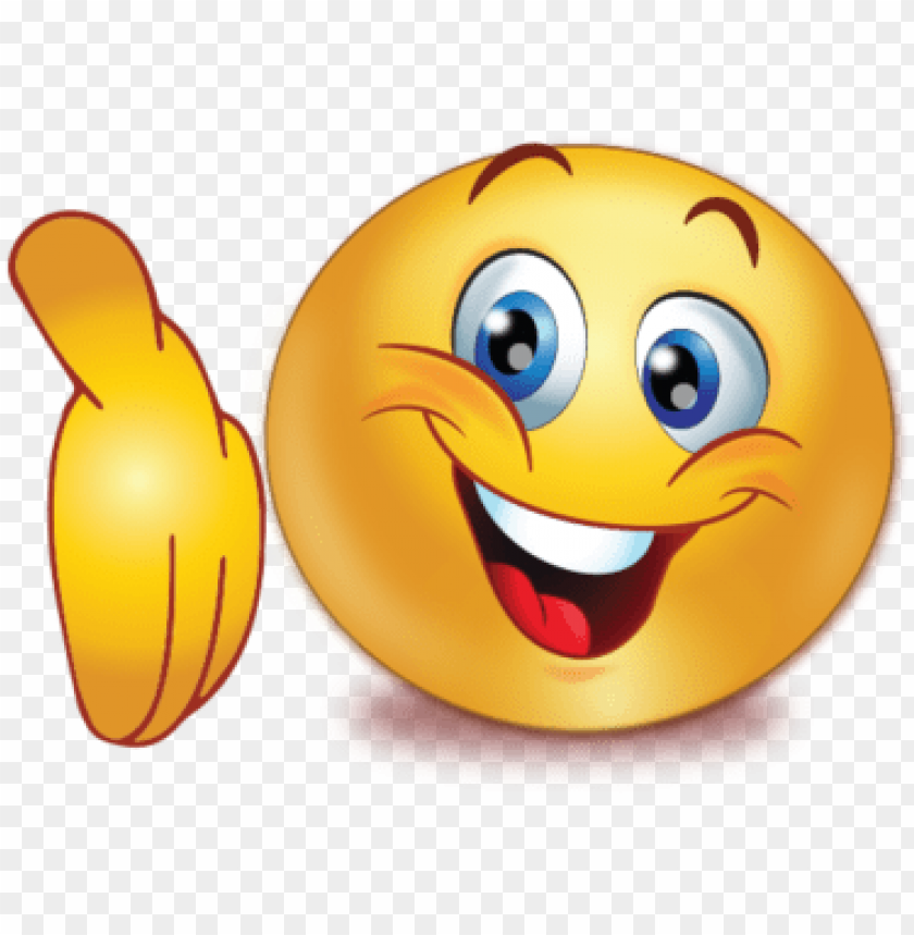 Hand Emoji Clipart Shake - Thumbs Up Emoji PNG Transparent Background