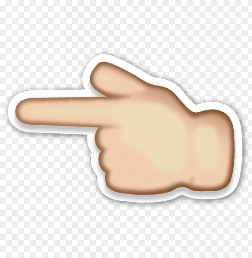 Hand Emoji Png Hd - Emoji Hand Pointing Left PNG Transparent With Clear Background ID 166167