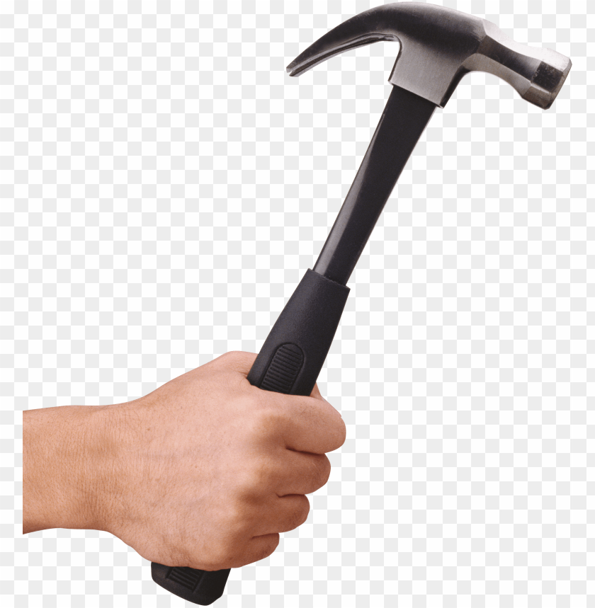 tools and parts, hammers, hand holding hammer, 