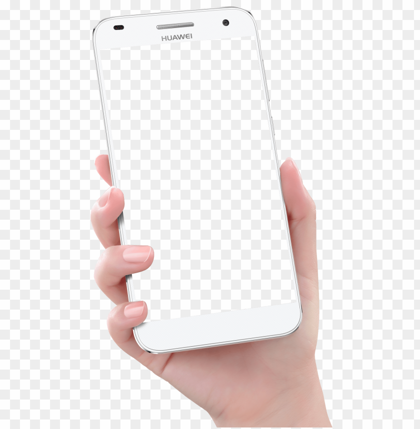 Transparent Background PNG Of Hand Holding Smartphone - Image ID 22994