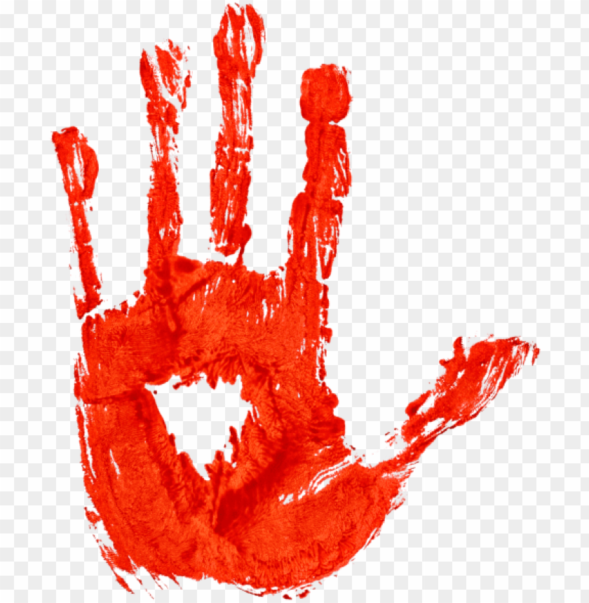 Hand With Blood Png Image With Transparent Background Toppng - bloody hand roblox