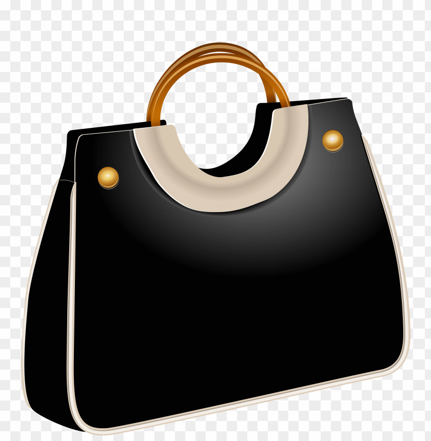 black, handbag